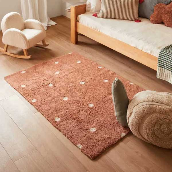Χαλί All Season (100X150) Lorena Canals Mini Dot Chestnut Home Χαλιά Βρεφικά & Παιδικά Spitishop