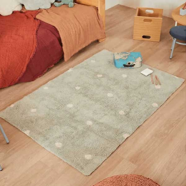 Χαλί All Season (100X150) Lorena Canals Mini Dot Blue Sage Home Χαλιά Βρεφικά & Παιδικά Spitishop