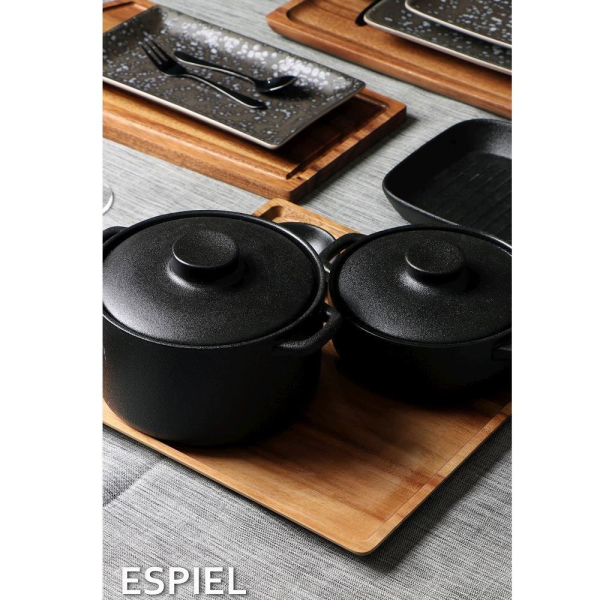 Πυρίμαχη Γάστρα Στρογγυλή (28x21x12) Espiel NOL101