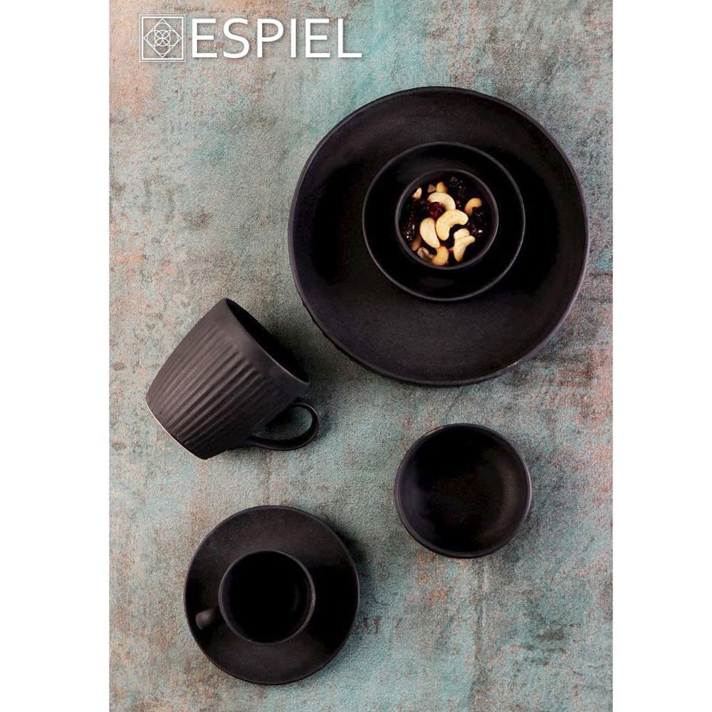Μπολ (Φ15 5X6) Espiel Gobi Black Ow2037K6 Home Είδη Σερβιρίσματος Spitishop
