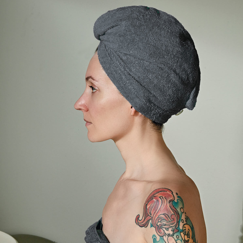 Πετσέτα Μαλλιών - Τουρμπάνι (24x64) Kentia Versus Turban 24 Dark Grey