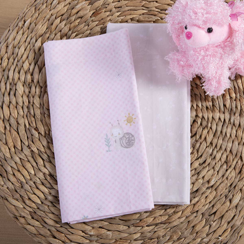 Σεντόνια Λίκνου (Σετ) Nef-Nef Homeware Baby Cute Snail