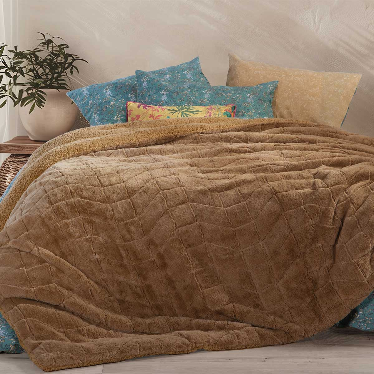 Nef - Nef Homeware Κουβερτοπάπλωμα Υπέρδιπλο (220x240) Nef-Nef Homeware District Curry