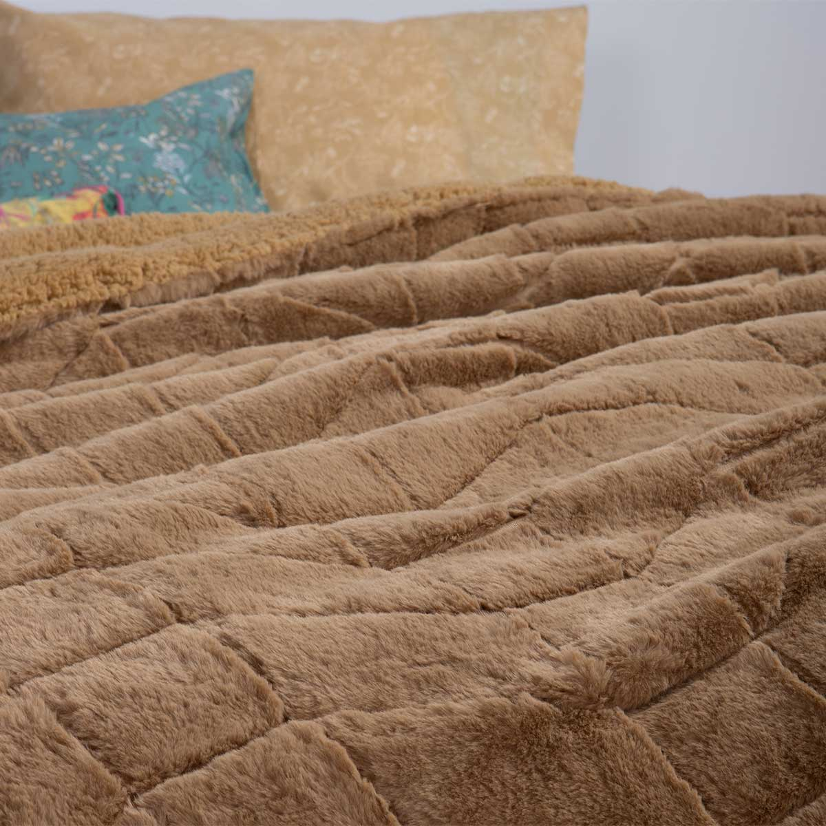 Κουβερτοπάπλωμα Υπέρδιπλο (220x240) Nef-Nef Homeware District Curry φωτογραφία