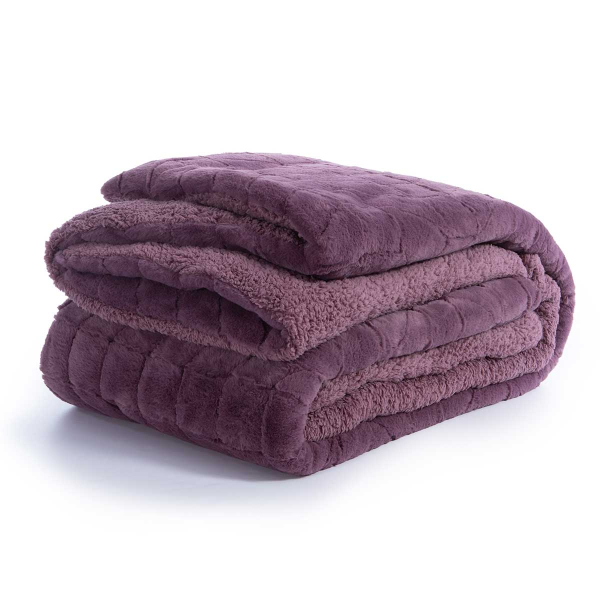 Κουβερτοπάπλωμα Υπέρδιπλο (220x240) Nef-Nef Homeware District Mauve