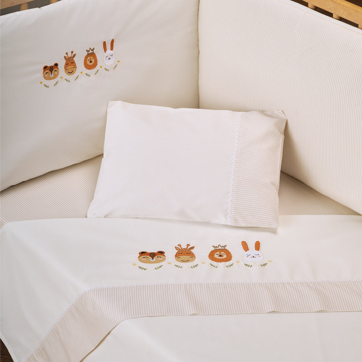 Παπλωματοθήκη Κούνιας (Σετ 100x140) Kentia Loft Lorelai φωτογραφία