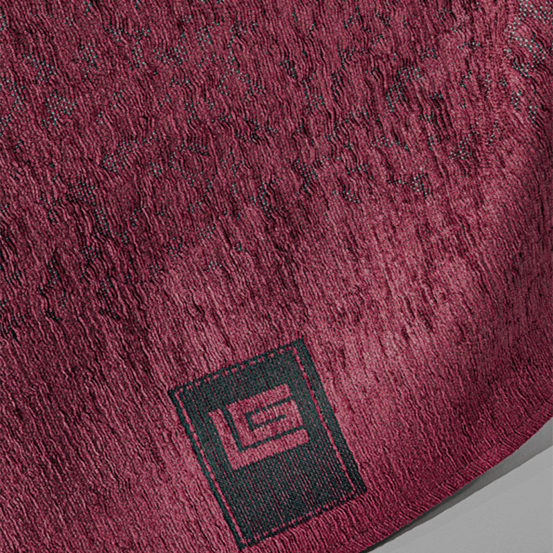 Ριχτάρι Πολυθρόνας (150X180) Guy Laroche Matis Burgundy Home Λευκά Είδη Σαλονιού Ριχτάρια Καναπέ Spitishop