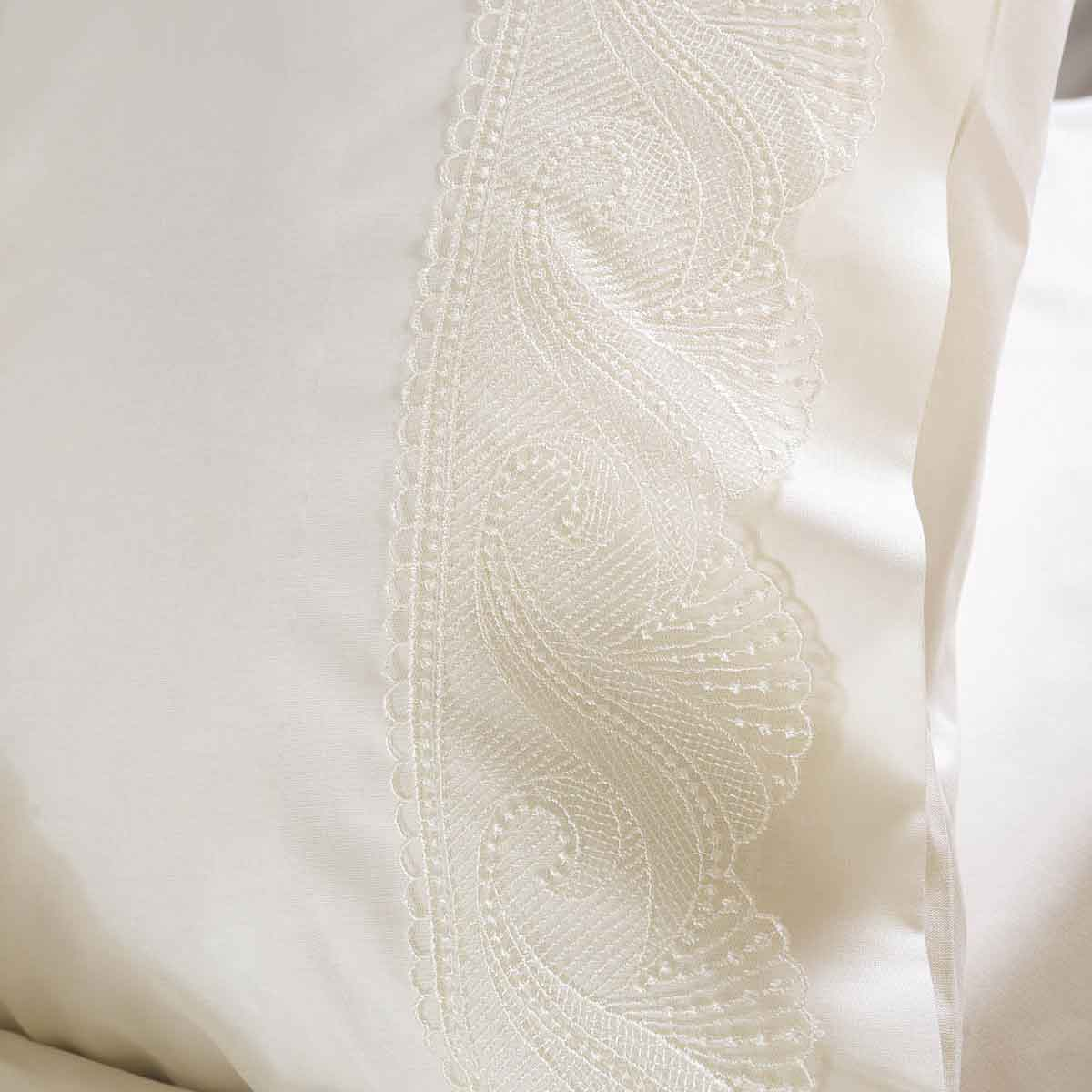 Νυφικά Σεντόνια (Σετ) Rythmos Hypatia Ecru Home Λευκά Είδη Μόδα Γάμου Spitishop