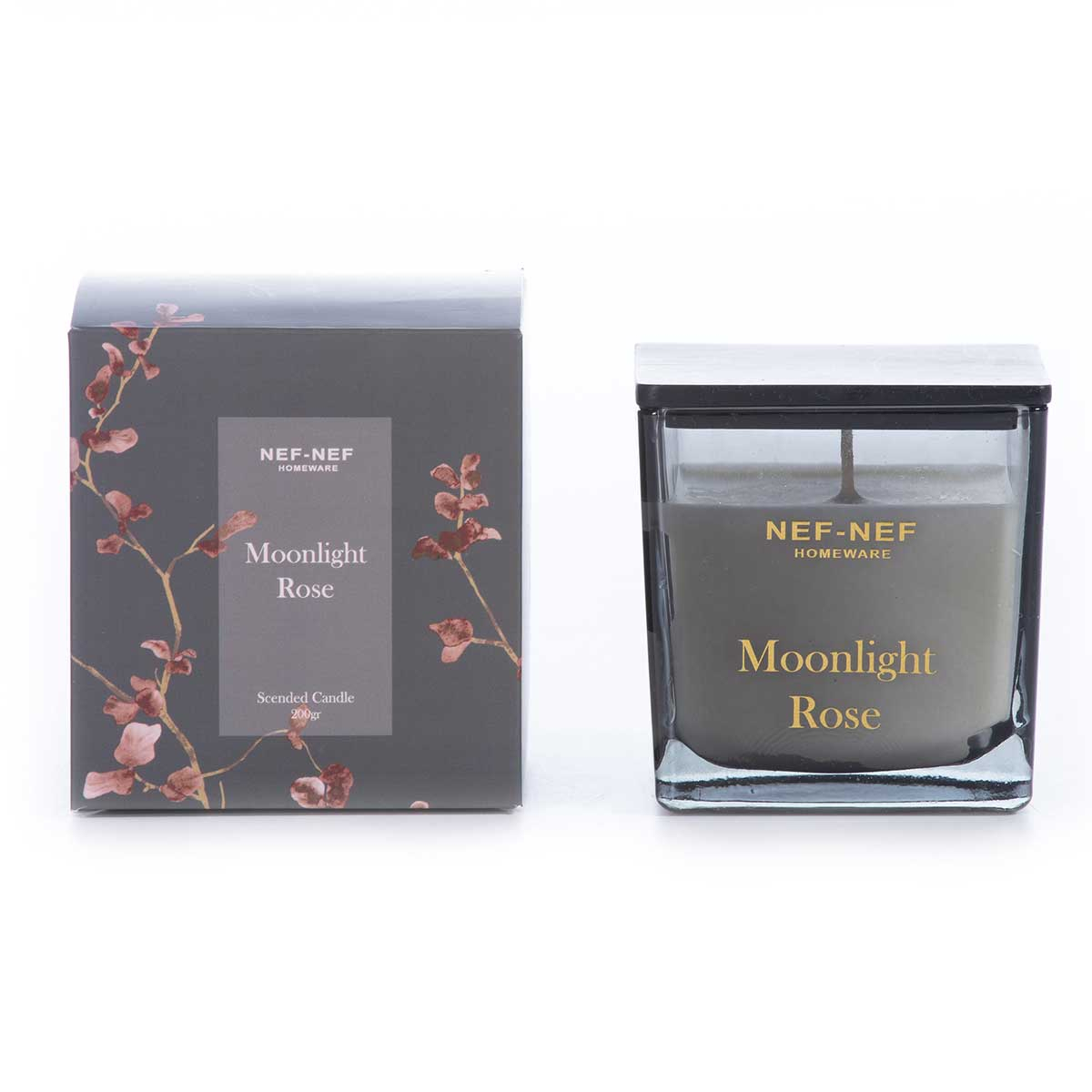 Κερί Αρωματικό 200Gr Nef-Nef Homeware Moonlight Rose Home Διακόσμηση Αρωματικά Χώρου - Diffuser Spitishop