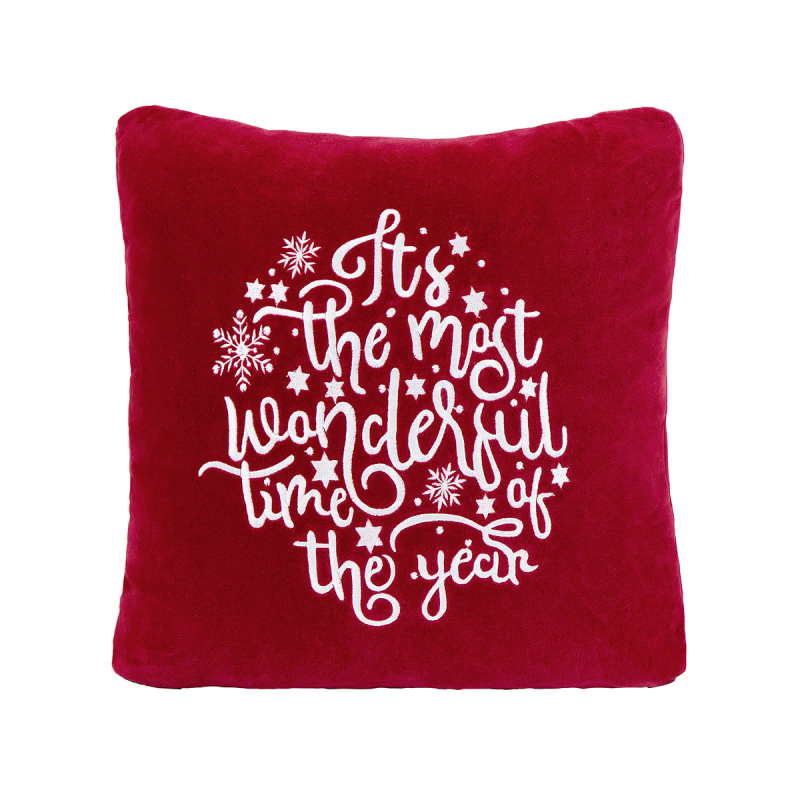 Χριστουγεννιάτικο Μαξιλάρι Βελουτέ (45x45) Nima Wonderful
