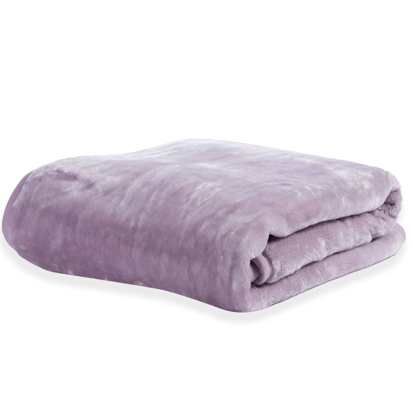 Κουβέρτα Βελουτέ Μονή (170x220) Nef-Nef Homeware Loft Lilac-1204