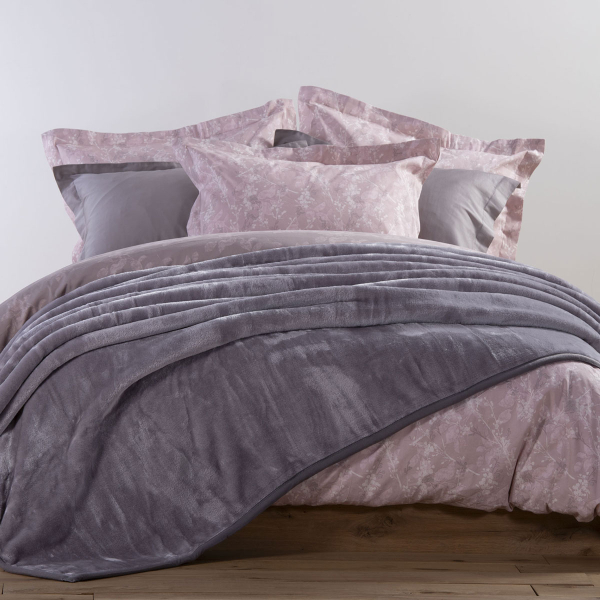 Κουβέρτα Βελουτέ Μονή (170x220) Nef-Nef Homeware Loft L.Grey-769