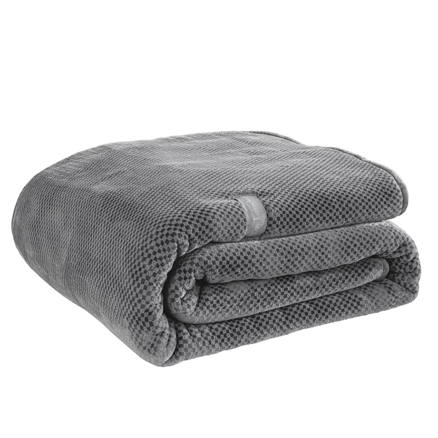 Κουβέρτα Βελουτέ Υπέρδιπλη (220x240) Guy Laroche Cheval Silver φωτογραφία