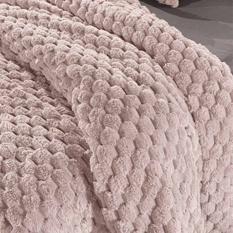 Κουβέρτα Γούνινη King Size (240X260) Guy Laroche Elixir Old Pink Home Λευκά Είδη Κρεβατοκάμαρας Κουβέρτες Γούνινες Μάλλινες Spitishop