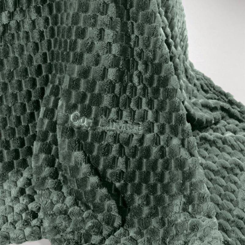 Κουβέρτα Fleece Υπέρδιπλη (220X240) + Διακοσμητική Μαξιλαροθήκη (Σετ) Guy Laroche Smoothie Pesto Home Λευκά Είδη Κρεβατοκάμαρας Κουβέρτες Υπέρδιπλες 