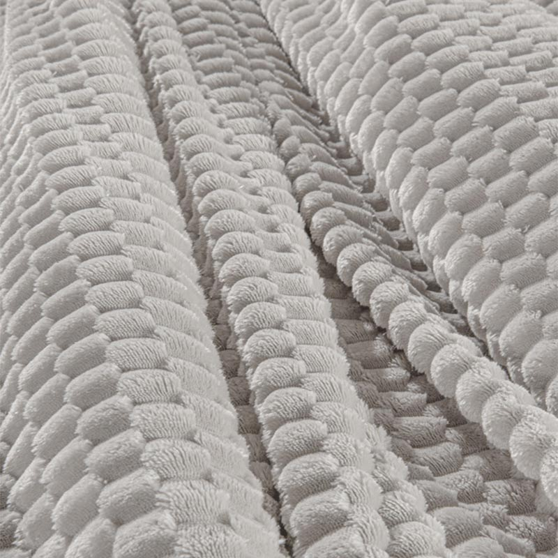 Κουβέρτα Fleece Υπέρδιπλη (220X240) + Διακοσμητική Μαξιλαροθήκη (Σετ) Guy Laroche Smoothie Elephant Home Λευκά Είδη Κρεβατοκάμαρας Κουβέρτες 