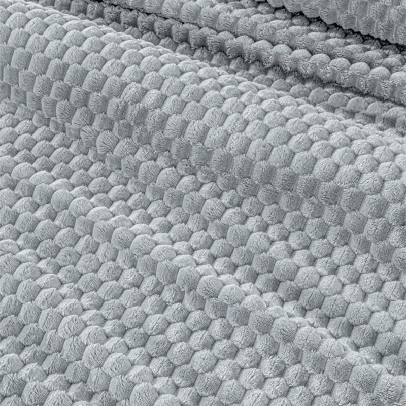 Κουβέρτα Fleece Υπέρδιπλη (220X240) + Διακοσμητική Μαξιλαροθήκη (Σετ) Guy Laroche Smoothie Silver Home Λευκά Είδη Κρεβατοκάμαρας Κουβέρτες Υπέρδιπλες 