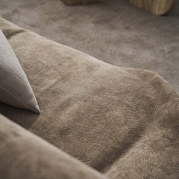 Ριχτάρι Καναπέ Διθέσιου Βελουτέ (180x250) Gofis Home Nimbus Taupe 447/22