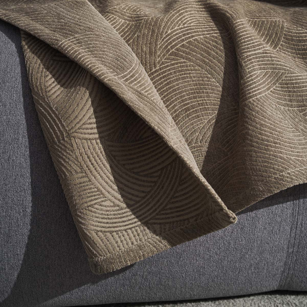 Ριχτάρι Καναπέ Διθέσιου Βελουτέ (180x250) Gofis Home Nimbus Taupe 447/22