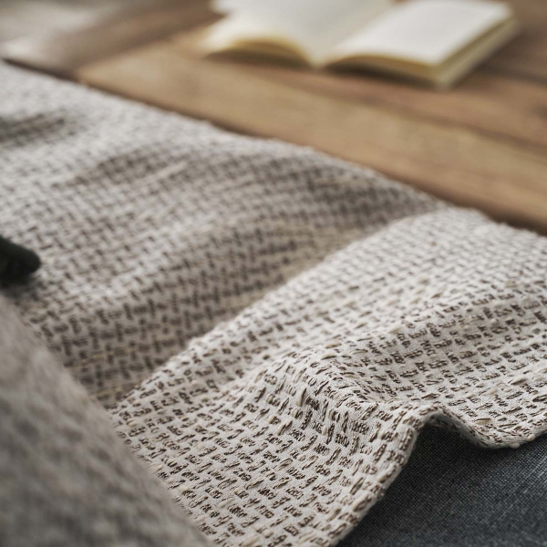 Ριχτάρι Καναπέ Τετραθέσιου (180x350) Gofis Home Quina Beige/Black 238/14