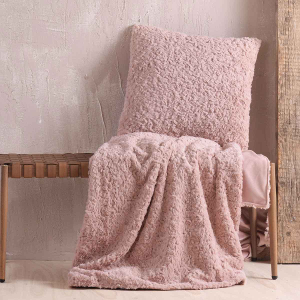 Γούνινη Κουβέρτα Καναπέ (140x170) Rythmos Snug Apple