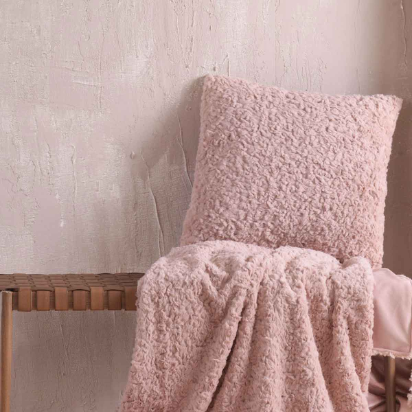 Διακοσμητικό Μαξιλάρι Γούνινο (50x50) Rythmos Snug Apple