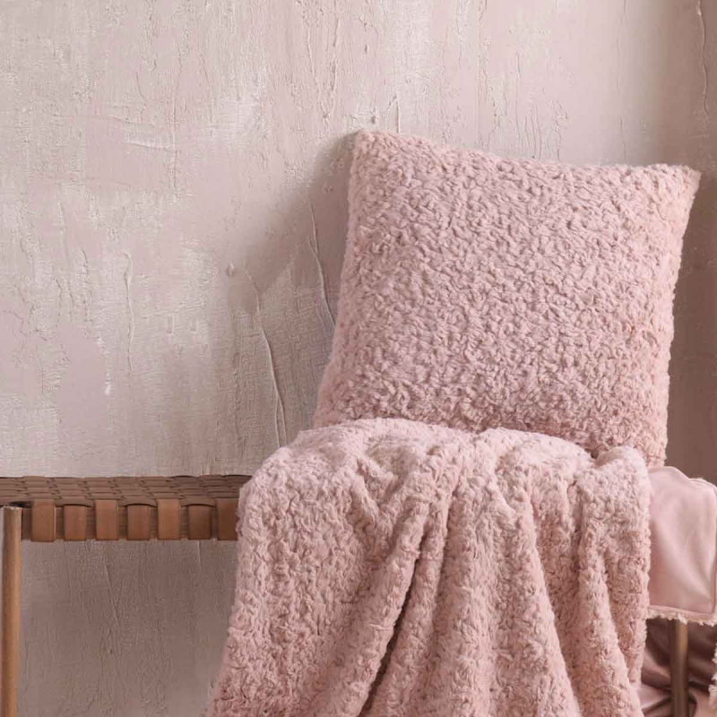 Διακοσμητικό Μαξιλάρι Γούνινο (50x50) Rythmos Snug Apple