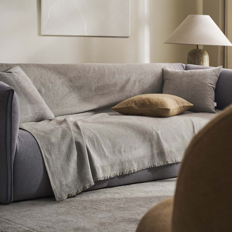 Ριχτάρι Καναπέ Διθέσιου (180x250) Gofis Home Valkyrie Cloud Grey 234/01