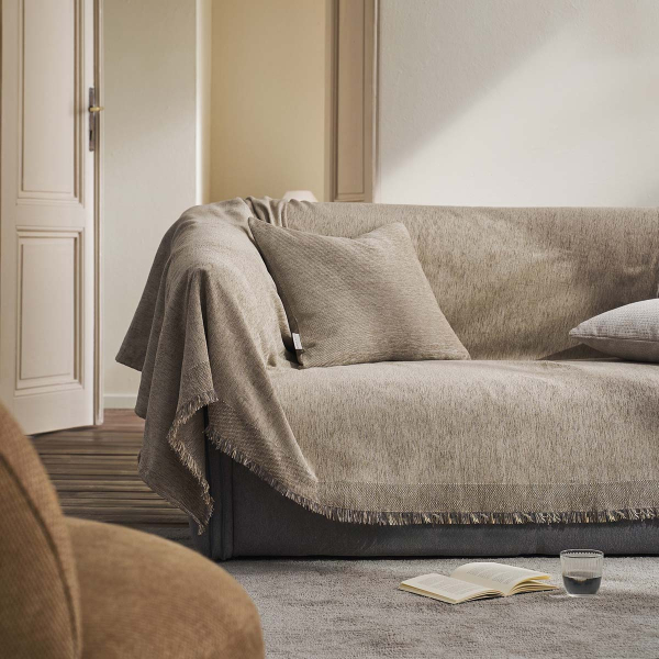 Ριχτάρι Καναπέ Τριθέσιου (180x310) Gofis Home Valkyrie Beige 234/21