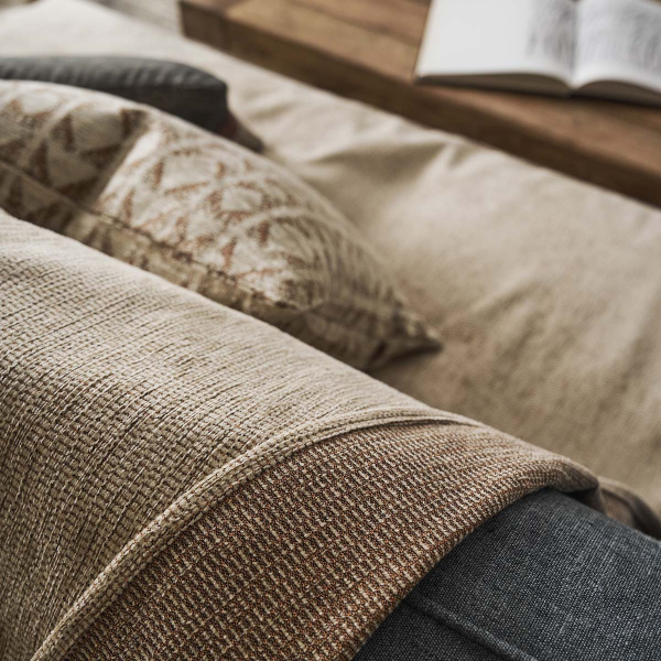 Ριχτάρι Καναπέ Τριθέσιου (180x310) Gofis Home Indira Grain Beige 258/04