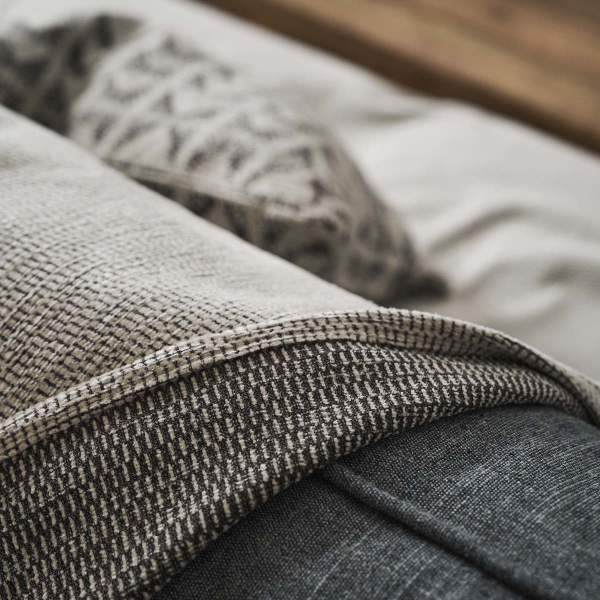 Ριχτάρι Καναπέ Τριθέσιου (180x310) Gofis Home Indira Ecru/Black 258/05