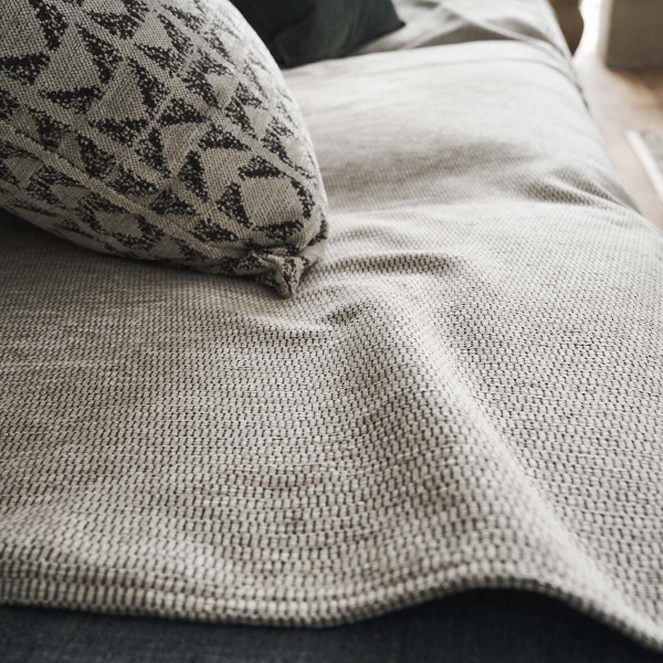 Ριχτάρι Καναπέ Τριθέσιου (180x310) Gofis Home Indira Ecru/Black 258/05