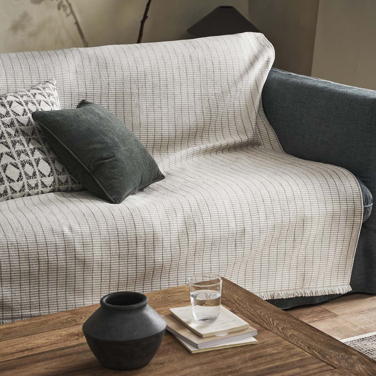 Gofis Home Ριχτάρι Διθέσιου Καναπέ (180x250) Gofis Home Thyra Beige/Grey 273/05