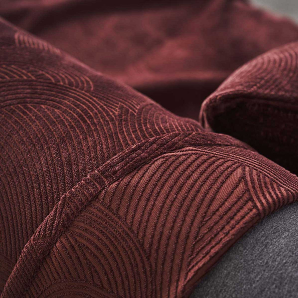 Ριχτάρι Καναπέ Τριθέσιου Βελουτέ (180x310) Gofis Home Nimbus Red Leather 447/31