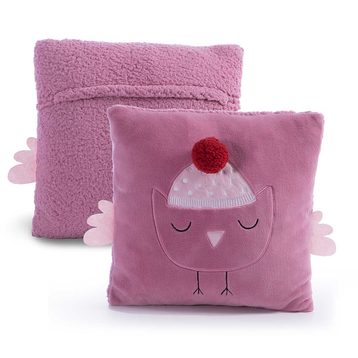 Διακοσμητικό Μαξιλάρι Fleece (40X40) Nef-Nef Homeware Tweet So Sweet Home Παιδικά Διακοσμητικά Μαξιλάρια Spitishop