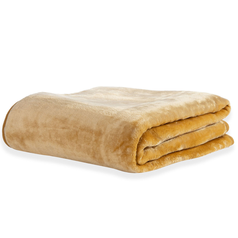 Κουβέρτα Βελουτέ Μονή (170x220) Nef-Nef Homeware Loft Honey Gold-1206
