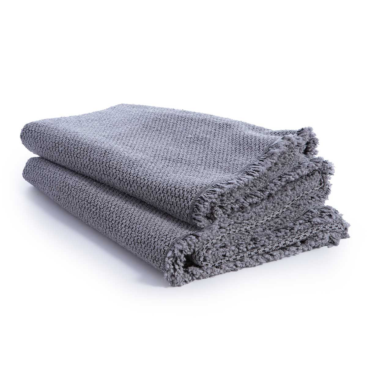 Ριχτάρι Καναπέ Διθέσιου (170X250) Nef-Nef Homeware Brooklyn Silver Home Λευκά Είδη Σαλονιού Ριχτάρια Spitishop