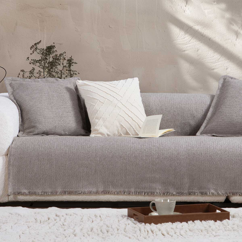 Ριχτάρι Καναπέ Διθέσιου (170x250) Nef-Nef Homeware Brooklyn Stone