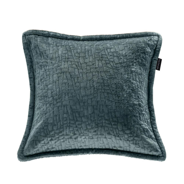 Διακοσμητικό Ριχτάρι Βελουτέ (130x170) + Διακοσμητική Μαξιλαροθήκη Guy Laroche Bolzano Emerald
