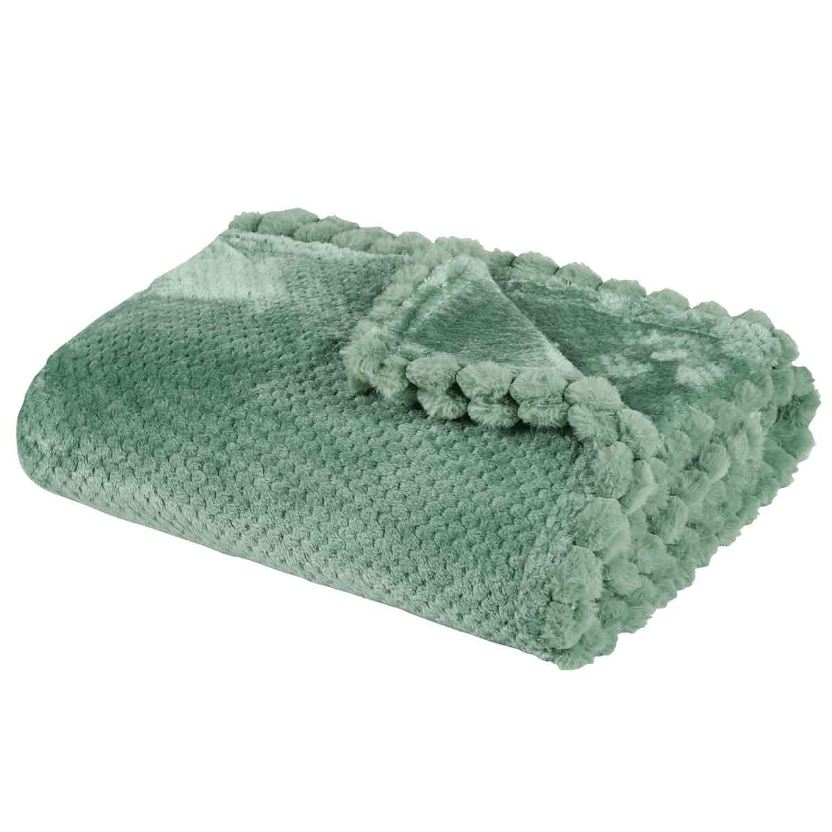 Κουβέρτα Fleece Μονή (160X220) Das Home 1184 D Mint Λευκά Είδη Κρεβατοκάμαρας Κουβέρτες Μονές Spitishop