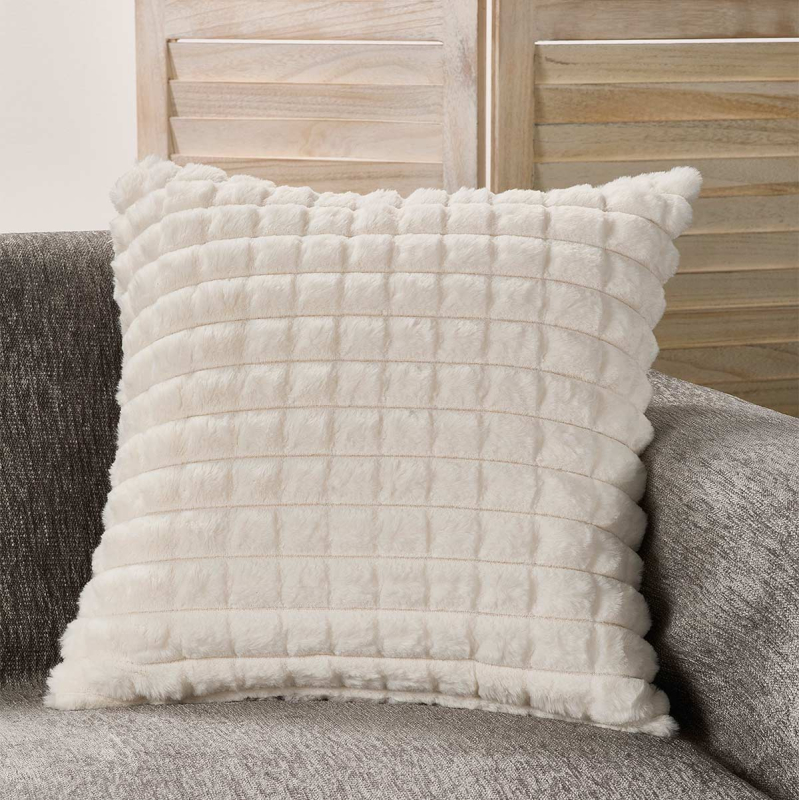 Διακοσμητική Μαξιλαροθήκη Γούνινη (45x45) Whitegg D0242-3