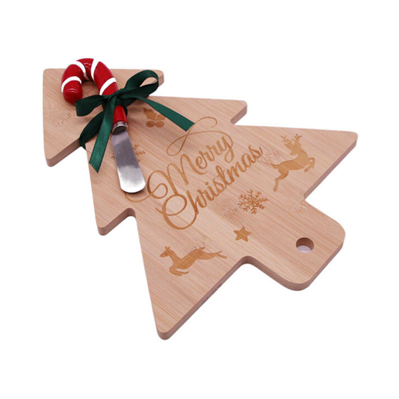 Χριστουγεννιάτικο Πλατώ Σερβιρίσματος (28.5x22x3) & Μαχαίρι K-M 278001000