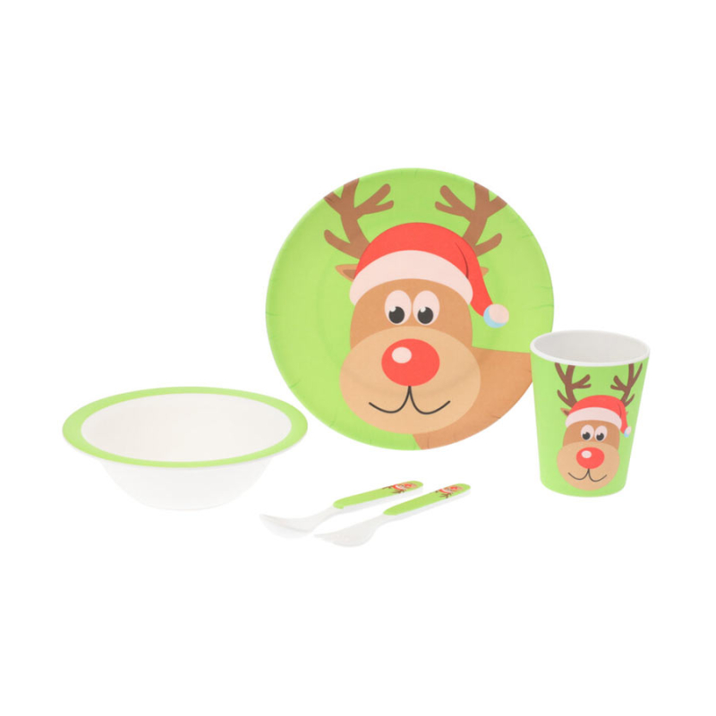 Χριστουγεννιάτικο Σετ Φαγητού (5τμχ) K-M Reindeer 177601930