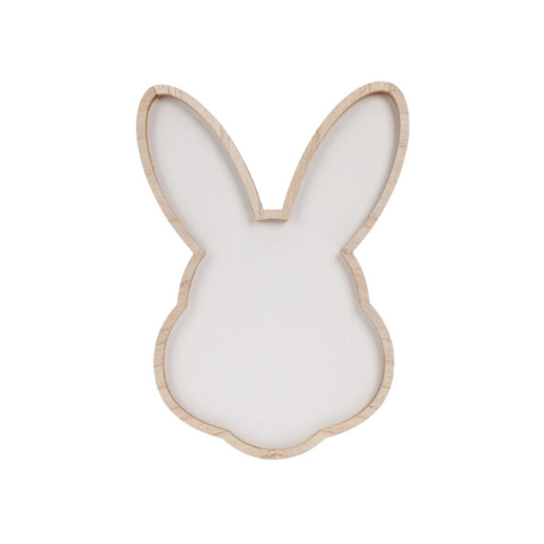 Πασχαλινή Πιατέλα (30.5x1.7x21.5) K-M Rabbit White GR8000350