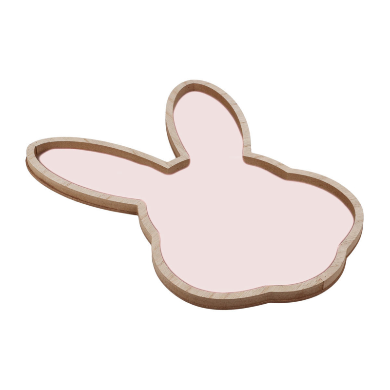 Πασχαλινή Πιατέλα (30.5x1.7x21.5) K-M Rabbit Pink GR8000360