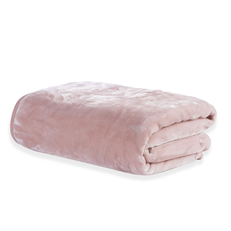 Κουβέρτα Βελουτέ Μονή (170x220) Nef-Nef Homeware Loft English Rose-1205