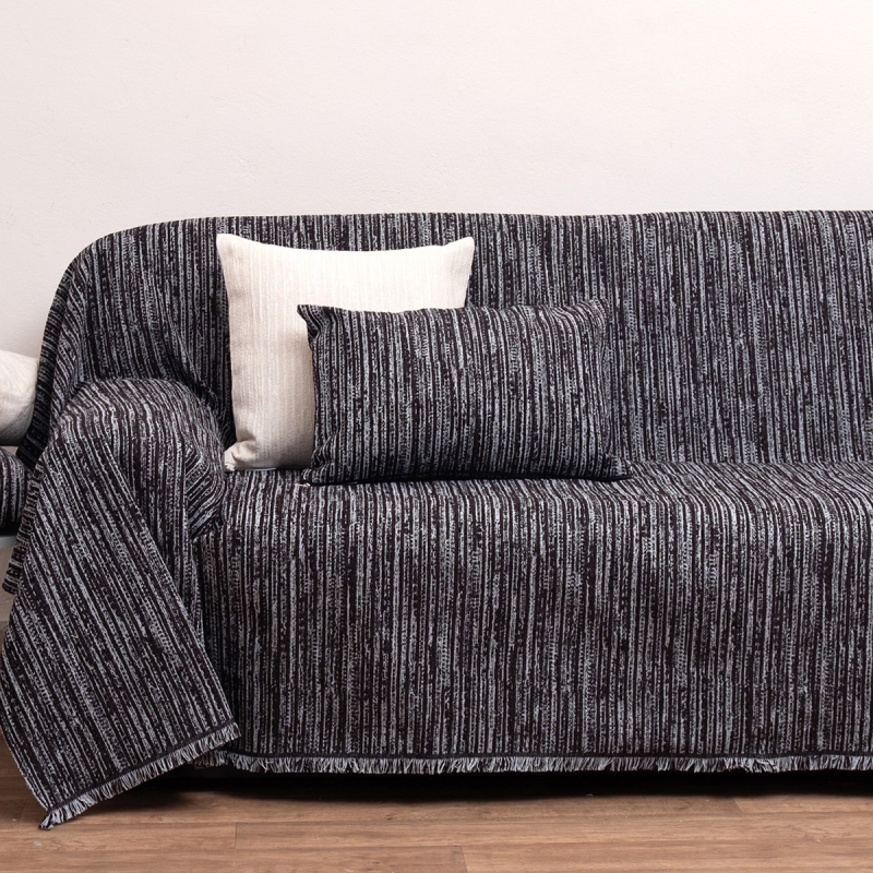 Ριχτάρι Καναπέ Τριθέσιου (180x280) Anna Riska 1453 Black