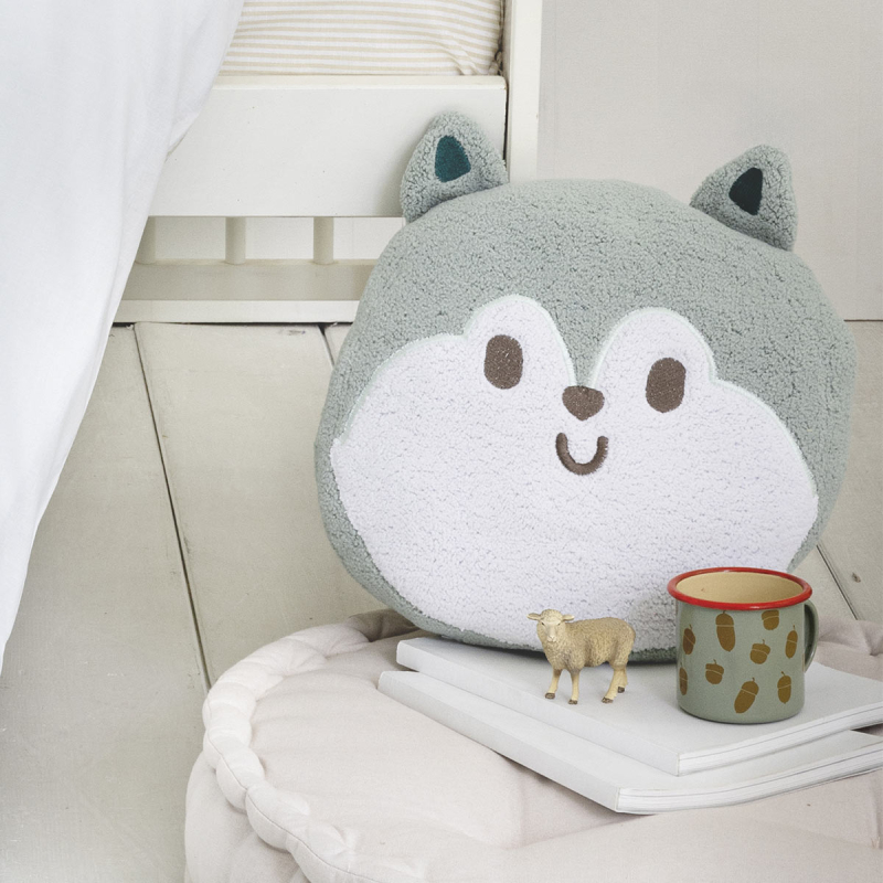 Διακοσμητικό Μαξιλάρι Fleece (Φ40) Nima Woolfy