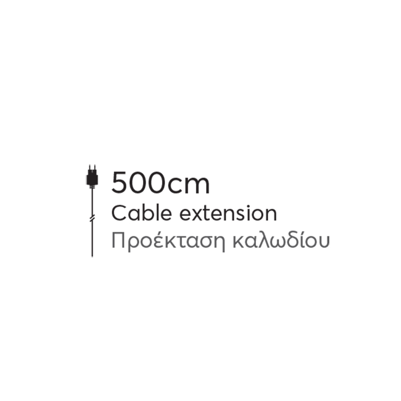 Χριστουγεννιάτικα Λαμπάκια 100 Led Φωτοσωλήνας 5Μ Ψυχρό Λευκό με Πρόγραμμα Eurolamp 600-23111 Home Spitishop
