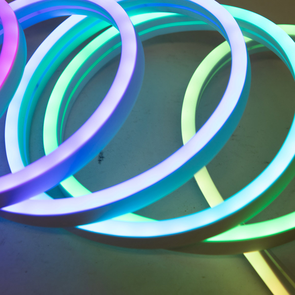 Ταινία Neon Flex LED 500εκ. Με 480 Λαμπάκια Τροφοδοσίας & Τηλεχειριστήριο Eurolamp 600-23211